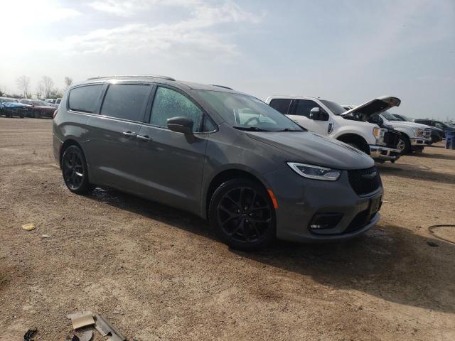2C4RC1BG2MR501143 - 2021 CHRYSLER PACIFICA TOURING L GRAY photo 4