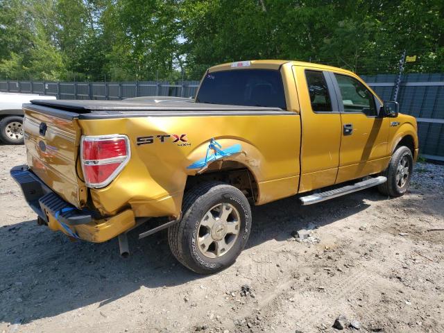 1FTRX14W29FA27332 - 2009 FORD F150 SUPER CAB GOLD photo 3