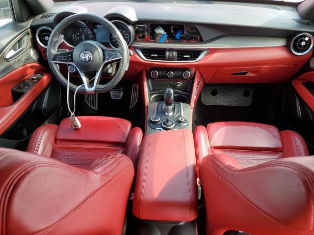 ZASFAKNN5J7B74346 - 2018 ALFA ROMEO STELVIO TI SPORT WHITE photo 8