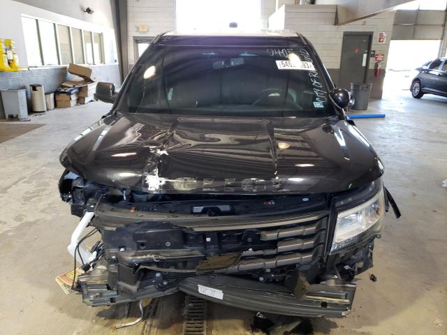 1FM5K8AR0HGE39709 - 2017 FORD EXPLORER POLICE INTERCEPTOR TWO TONE photo 5