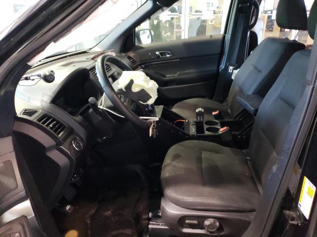 1FM5K8AR0HGE39709 - 2017 FORD EXPLORER POLICE INTERCEPTOR TWO TONE photo 7