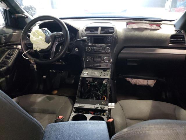 1FM5K8AR0HGE39709 - 2017 FORD EXPLORER POLICE INTERCEPTOR TWO TONE photo 8