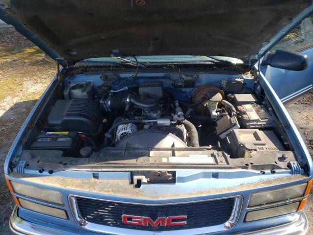 2GTEK19M4T1511974 - 1996 GMC SIERRA K1500 BLUE photo 11