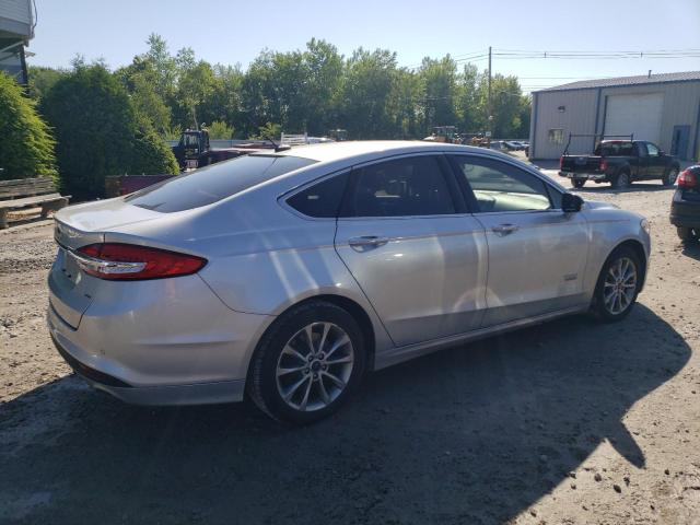 3FA6P0PU9HR127944 - 2017 FORD FUSION SE PHEV SILVER photo 3