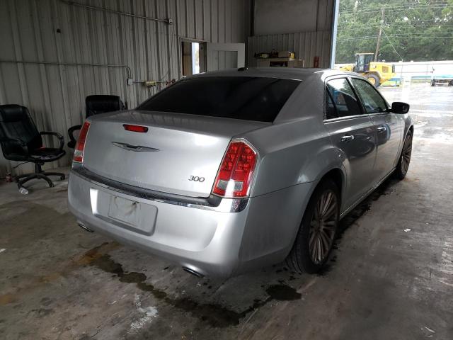 2C3CCACG3CH227254 - 2012 CHRYSLER 300 LIMITED SILVER photo 4