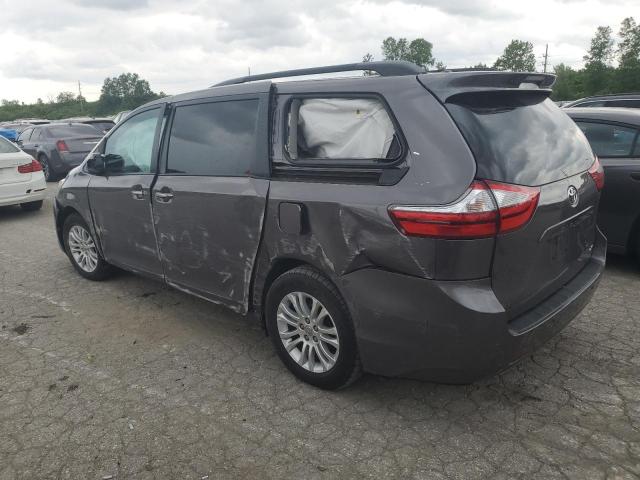 5TDYK3DC4GS698557 - 2016 TOYOTA SIENNA XLE CHARCOAL photo 2