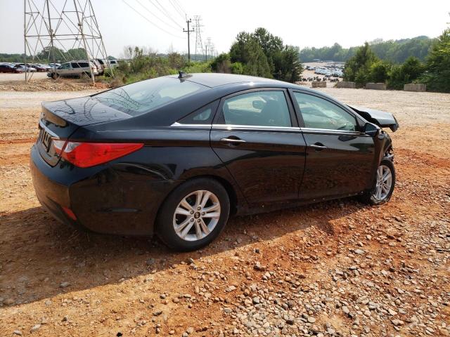 5NPEB4AC8EH897210 - 2014 HYUNDAI SONATA GLS BLACK photo 3