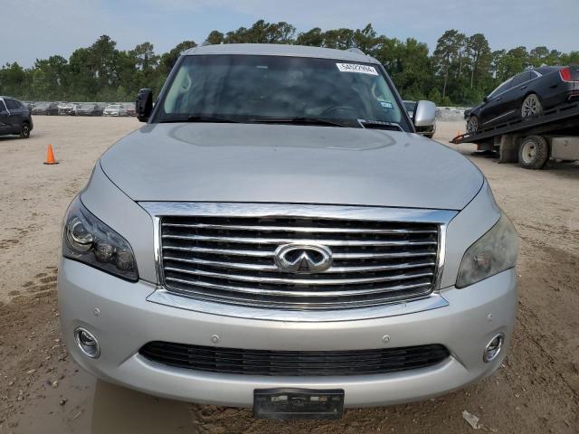 JN8AZ2NE8E9062988 - 2014 INFINITI QX80 SILVER photo 5