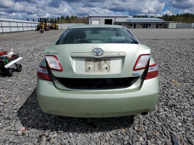 4T1BB46K18U057472 - 2008 TOYOTA CAMRY HYBRID GREEN photo 6