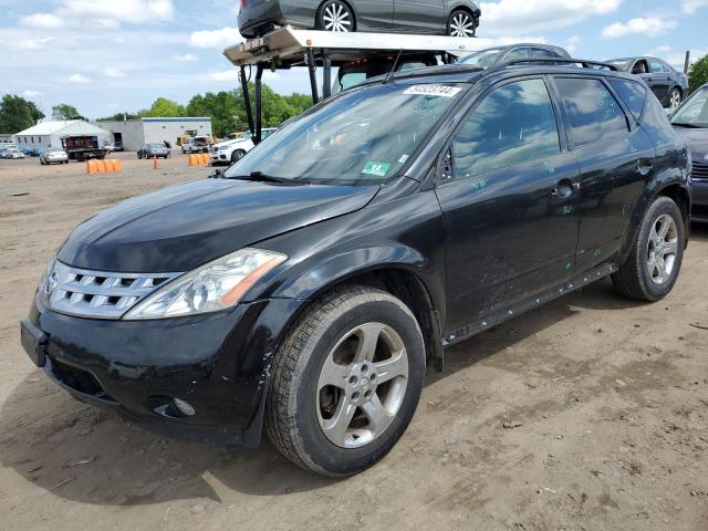 JN8AZ08W23W230194 - 2003 NISSAN MURANO SL BLACK photo 1