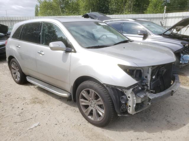 2HNYD2H59BH527188 - 2011 ACURA MDX ADVANCE SILVER photo 4