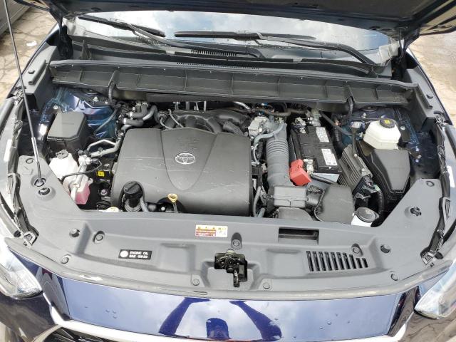 5TDGZRBH2MS538245 - 2021 TOYOTA HIGHLANDER XLE Blau Foto 12
