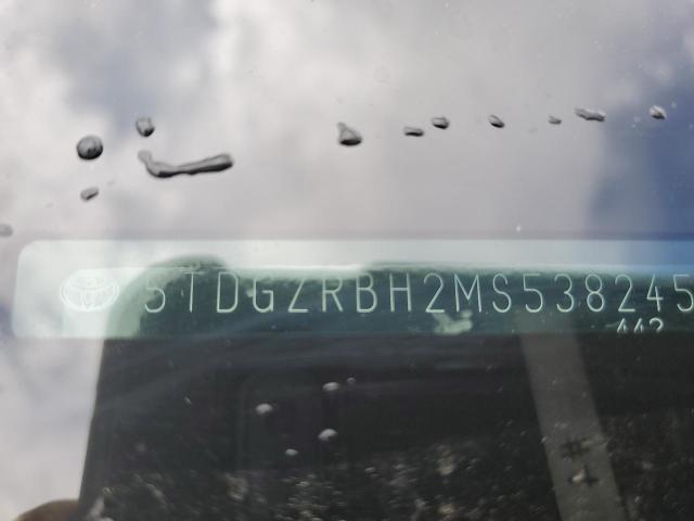 5TDGZRBH2MS538245 - 2021 TOYOTA HIGHLANDER XLE Blau Foto 13