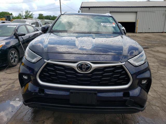 5TDGZRBH2MS538245 - 2021 TOYOTA HIGHLANDER XLE Blau Foto 5