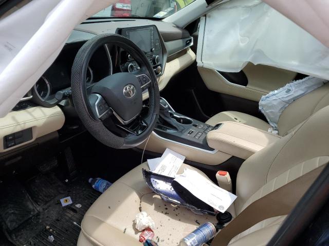 5TDGZRBH2MS538245 - 2021 TOYOTA HIGHLANDER XLE Blau Foto 8