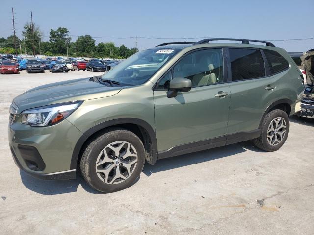 JF2SKAEC7KH424969 - 2019 SUBARU FORESTER PREMIUM GREEN photo 1