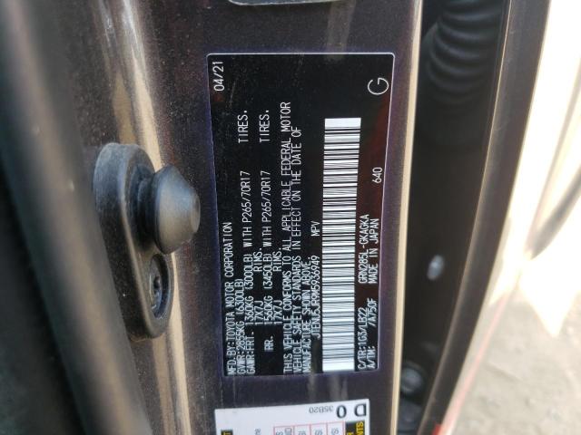 JTENU5JR9M5936949 - 2021 TOYOTA 4RUNNER SR5/SR5 PREMIUM 灰色 照片 13