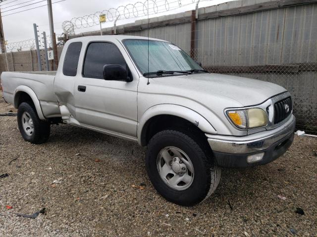 5TESM92N52Z125654 - 2002 TOYOTA TACOMA XTRACAB PRERUNNER GRAY photo 4