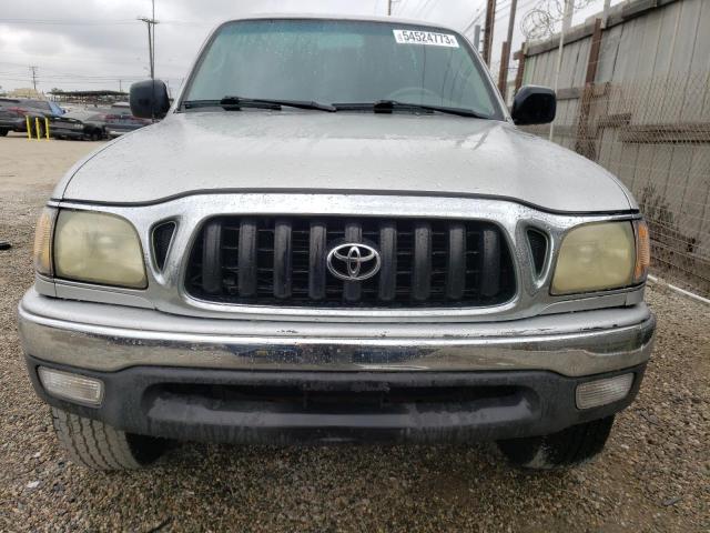 5TESM92N52Z125654 - 2002 TOYOTA TACOMA XTRACAB PRERUNNER GRAY photo 5