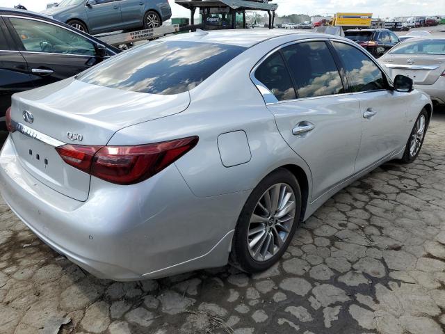 JN1EV7AP1JM354036 - 2018 INFINITI Q50 LUXE SILVER photo 3