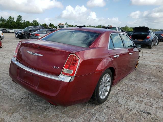2C3CCACG3CH265731 - 2012 CHRYSLER 300 LIMITED RED photo 4