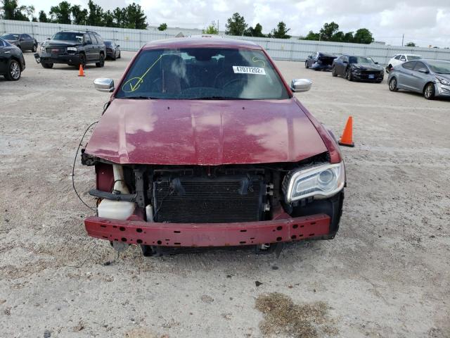 2C3CCACG3CH265731 - 2012 CHRYSLER 300 LIMITED RED photo 9
