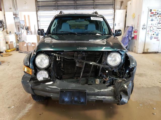 1J4GL38K55W563931 - 2005 JEEP LIBERTY RENEGADE GREEN photo 5