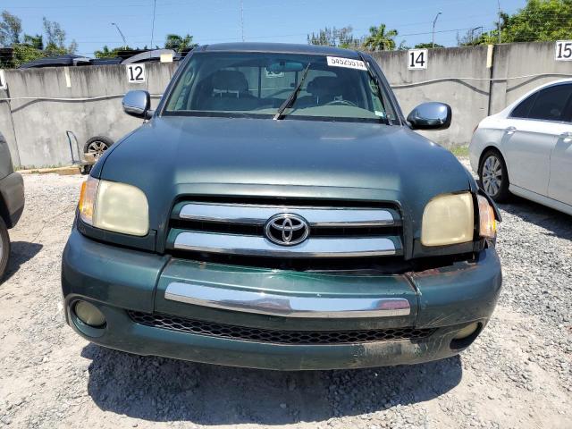 5TBRT34163S390888 - 2003 TOYOTA TUNDRA ACCESS CAB SR5 GREEN photo 4