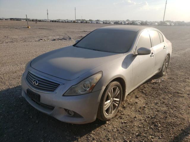 JN1CV6APXDM716399 - 2013 INFINITI G37 BASE SILVER photo 2