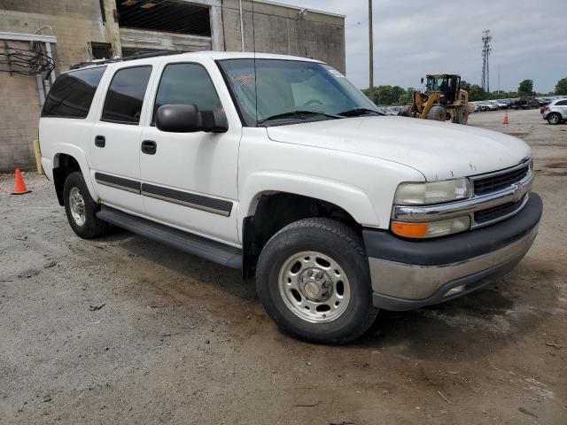 3GNGK26U05G172957 - 2005 CHEVROLET SUBURBAN K2500 WHITE photo 4