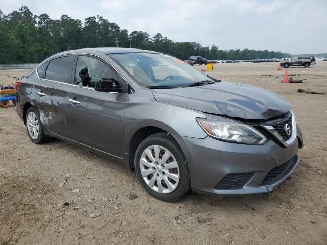 3N1AB7AP1KY232153 - 2019 NISSAN SENTRA S GRAY photo 4