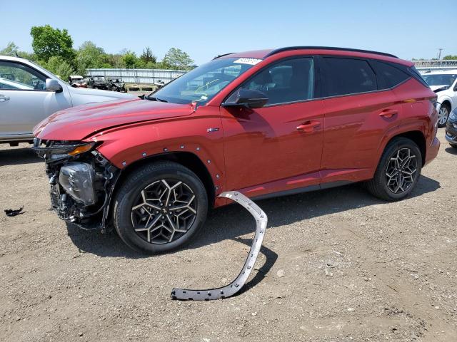 KM8JFCAEXNU151468 - 2022 HYUNDAI TUCSON N LINE RED photo 1