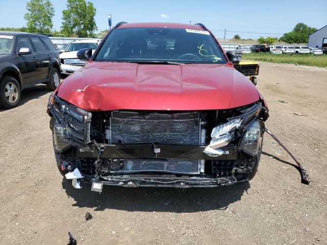 KM8JFCAEXNU151468 - 2022 HYUNDAI TUCSON N LINE RED photo 5