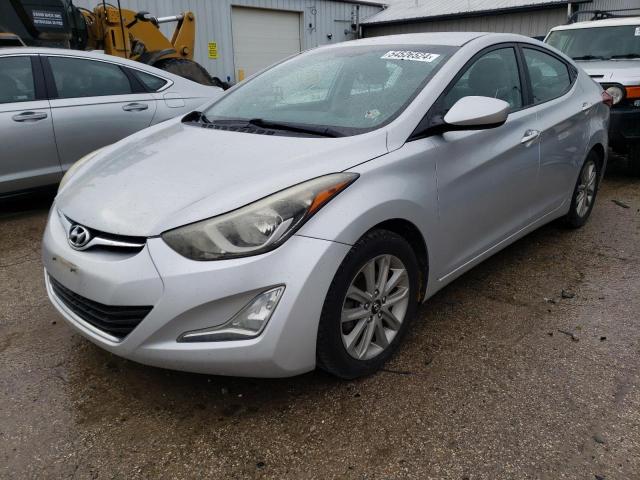 KMHDH4AE3EU040273 - 2014 HYUNDAI ELANTRA SE SILVER photo 1