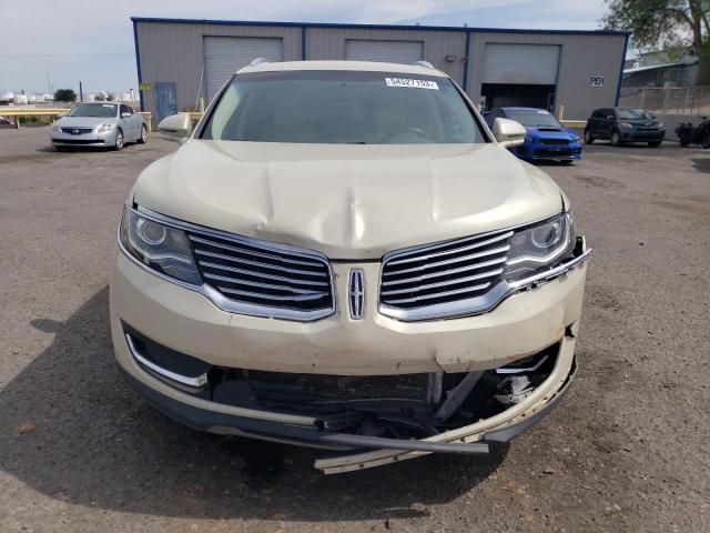 2LMTJ6KRXGBL63472 - 2016 LINCOLN MKX SELECT CREAM photo 5