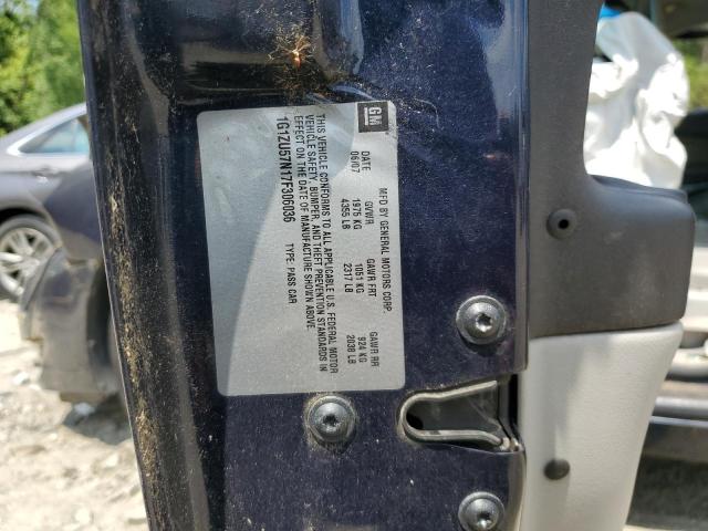 1G1ZU57N17F306036 - 2007 CHEVROLET MALIBU LTZ ლურჯი ფოტო 12