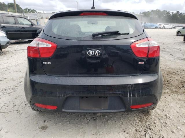 KNADM5A39E6356038 - 2014 KIA RIO LX BLACK photo 6