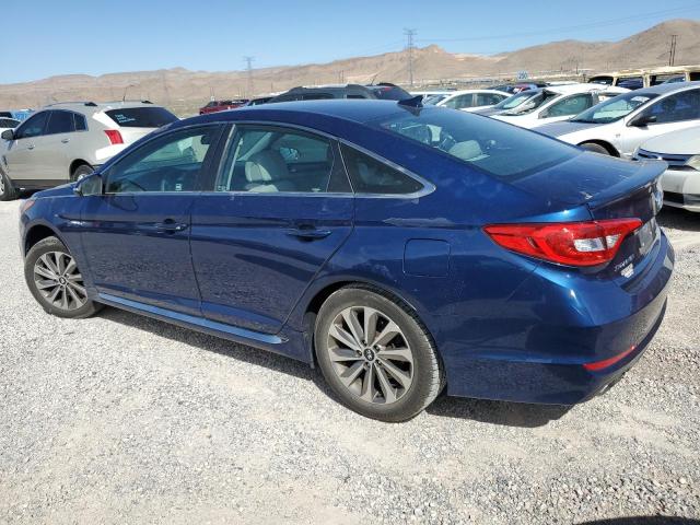 5NPE34AF1GH354050 - 2016 HYUNDAI SONATA SPORT BLUE photo 2