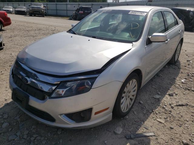 3FADP0L37BR150635 - 2011 FORD FUSION HYBRID SILVER photo 2