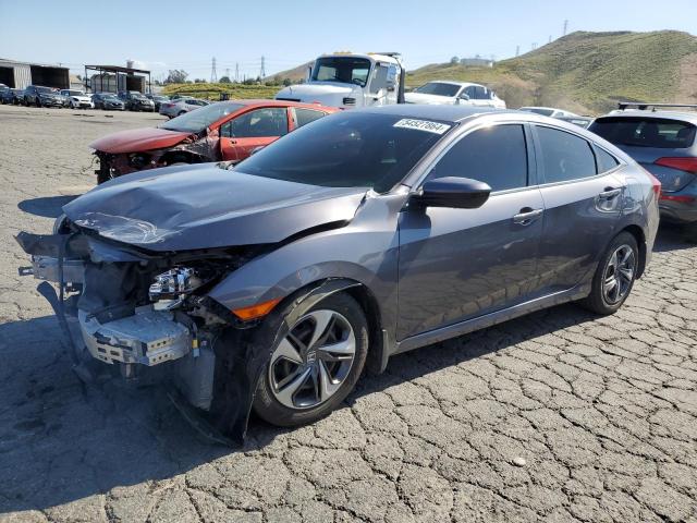 2HGFC2F62KH519835 - 2019 HONDA CIVIC LX GRAY photo 1