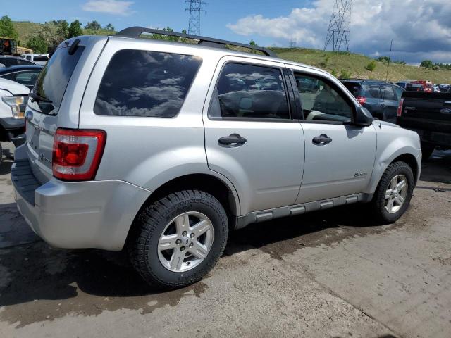 1FMCU59369KC25743 - 2009 FORD ESCAPE HYBRID SILVER photo 3