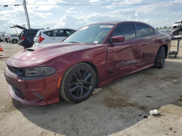 2C3CDXGJ0KH507878 - 2019 DODGE CHARGER SCAT PACK MAROON photo 1