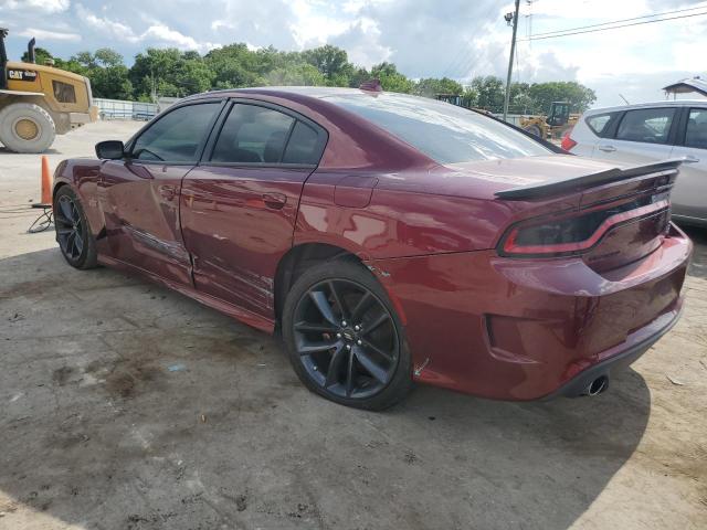 2C3CDXGJ0KH507878 - 2019 DODGE CHARGER SCAT PACK MAROON photo 2