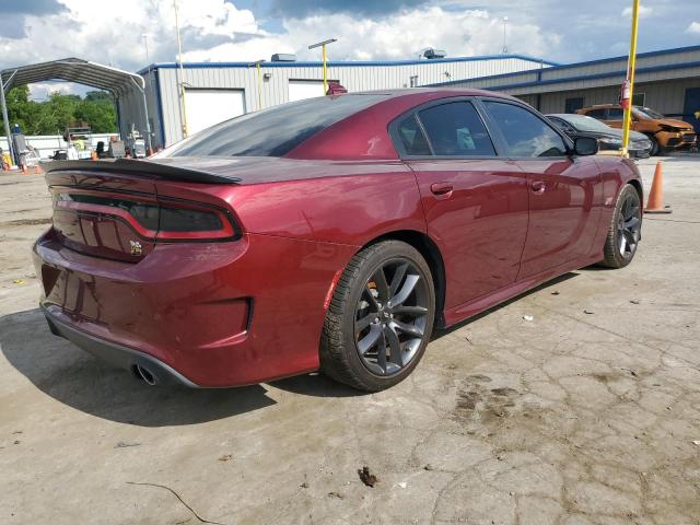 2C3CDXGJ0KH507878 - 2019 DODGE CHARGER SCAT PACK MAROON photo 3