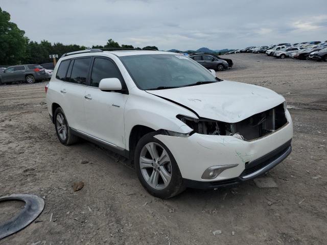 5TDYK3EH6CS071444 - 2012 TOYOTA HIGHLANDER LIMITED WHITE photo 4