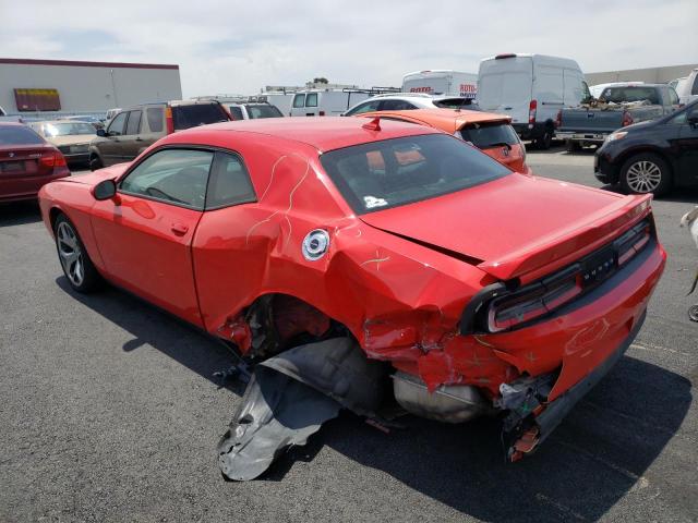 2C3CDZBG3FH901047 - 2015 DODGE CHALLENGER SXT PLUS RED photo 2