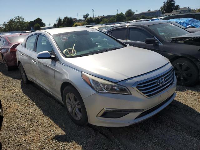 5NPE24AF4FH003229 - 2015 HYUNDAI SONATA SE GRAY photo 4