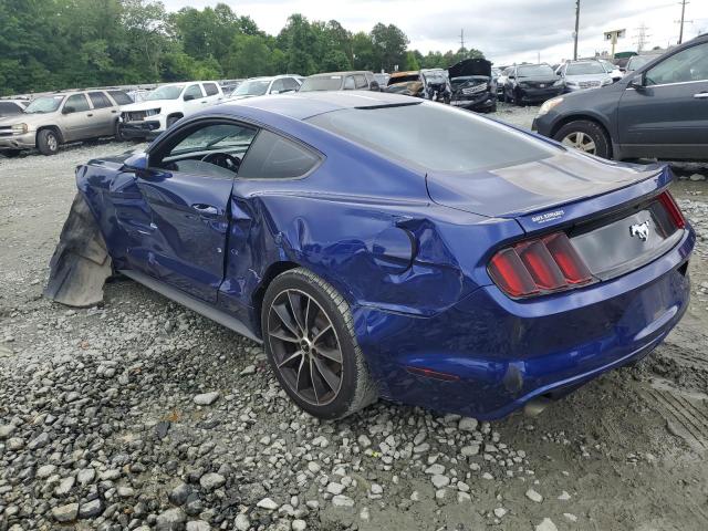 1FA6P8TH1G5218540 - 2016 FORD MUSTANG BLUE photo 2