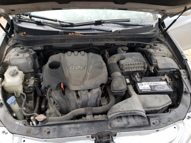 5NPEB4AC1BH251809 - 2011 HYUNDAI SONATA GLS SILVER photo 11