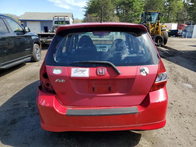 JHMGD38677S007229 - 2007 HONDA FIT S 红色 照片 6